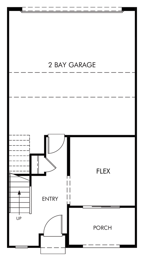 Plan 2 floor plan drawing, Cabrilla I