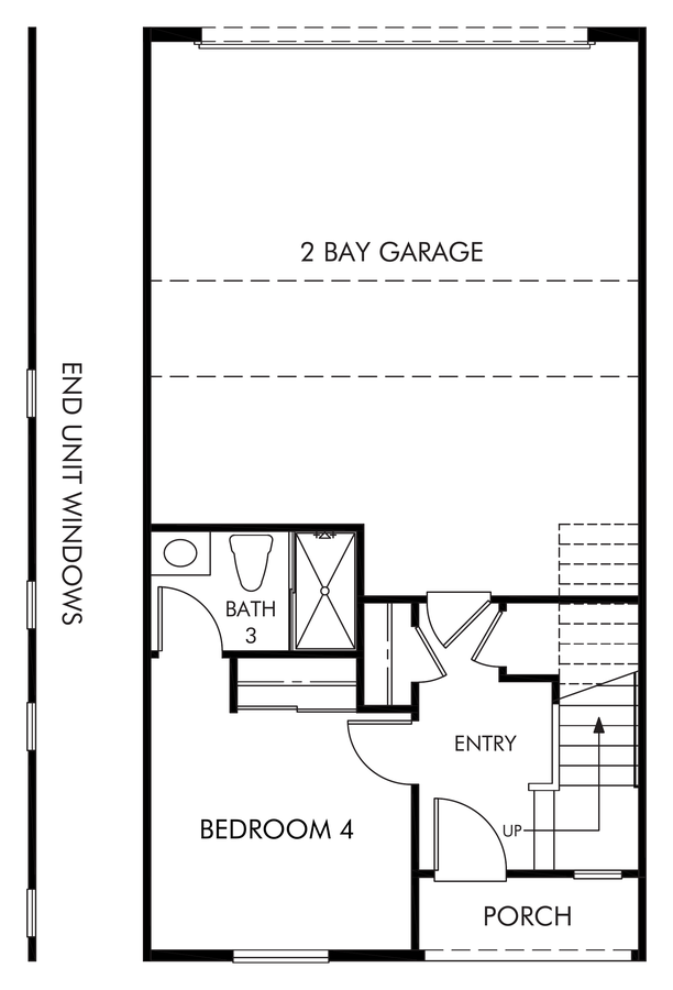 Plan 3 floor plan drawing, Cabrilla I