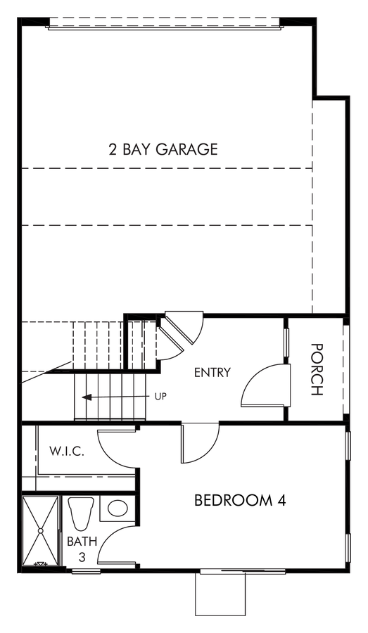 Plan 4 floor plan drawing, Cabrilla I