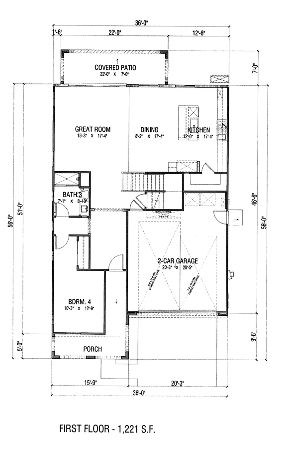 Residence 2986 floor plan drawing, The Estates