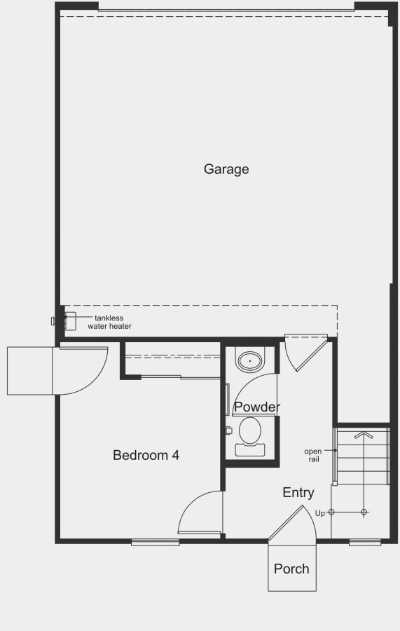 Plan 1874 floor plan drawing, Skyview