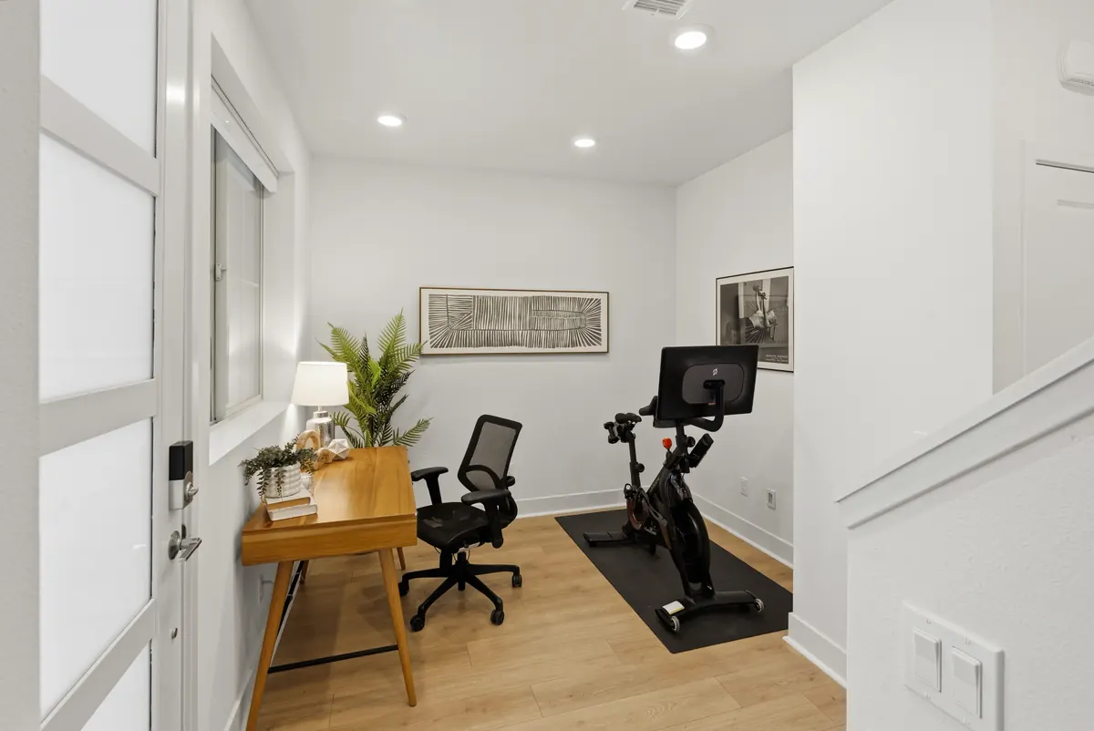 Home office in a Harbor Pointe home at Ponte Vista in San Pedro