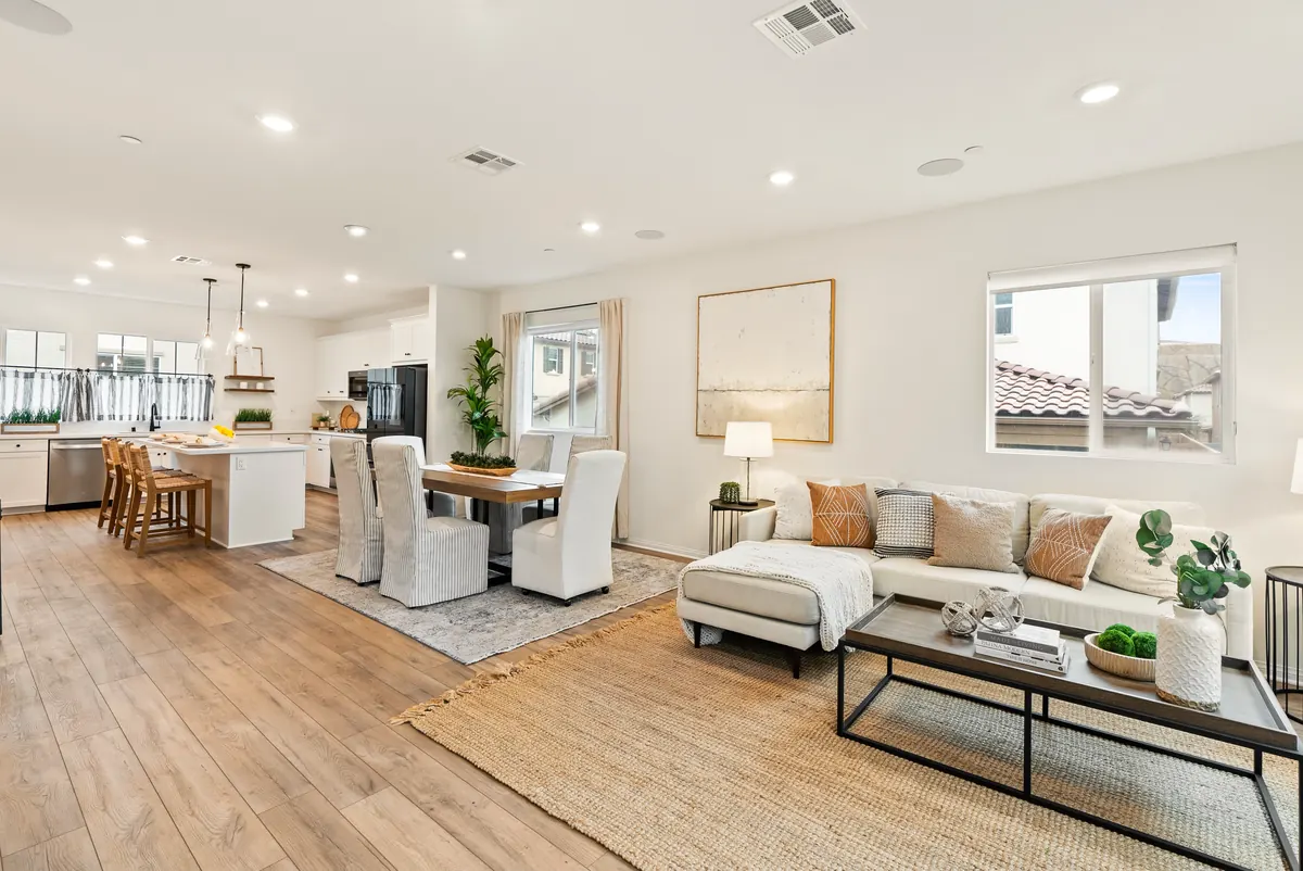 Living room in Skyview at Ponte Vista