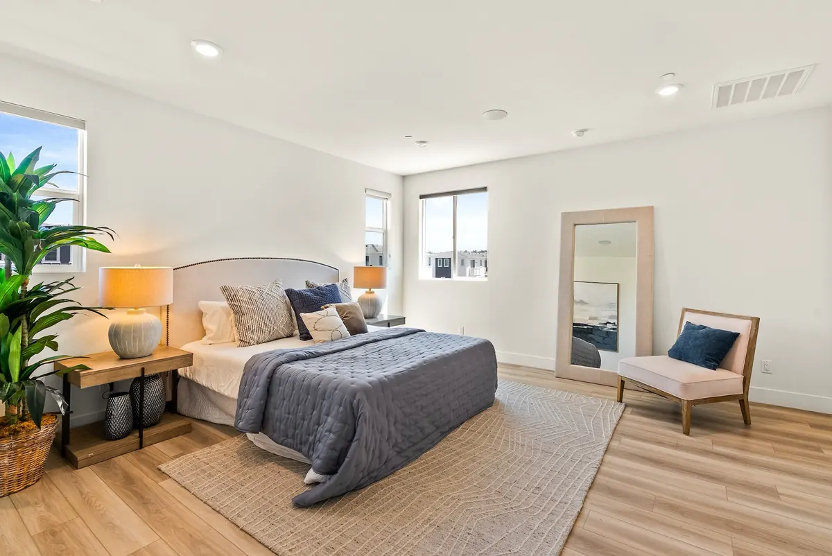 Bedroom in a Westport home at Ponte Vista in San Pedro