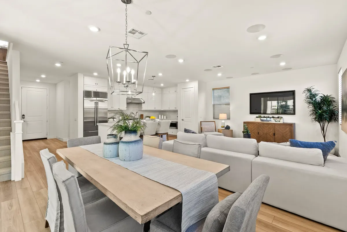 Dining and living area in Westport at Ponte Vista