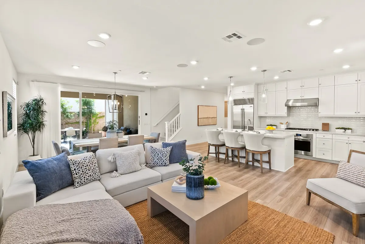 Living area in Westport at Ponte Vista